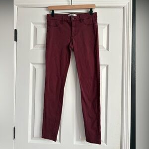 Abercrombie & Fitch Maroon Jeans